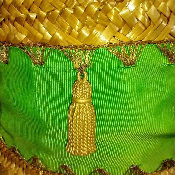 VINTAGE STRAW ERIC JAVITS HAT - Picture 4 of 7